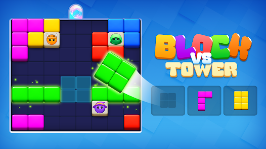Block vs Tower: Merge Puzzle oyun ekranı görseli